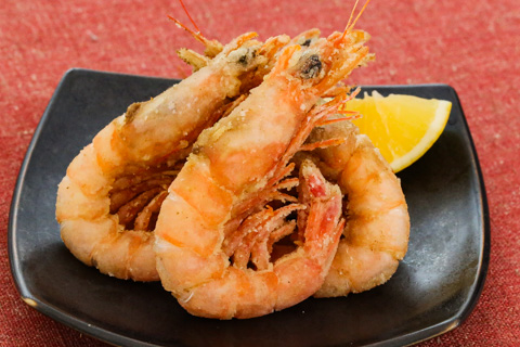 タカエビの素揚げ